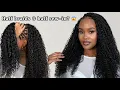 How to HALF BOHO BRAIDS HALF SEW-IN ft Curls Queen