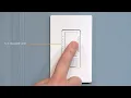 Lutron Maestro Sensor LED Dimmer Setting the Occupancy Level