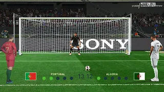 ركلات الترجيح   المنتخب الجزائري ضد منتخب البرتغال   محرز ضد رونالدو            دندنها