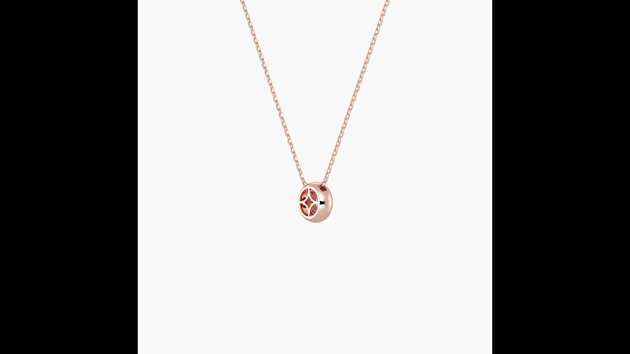 Lab-Grown Diamond Pendant Necklace with Pavé Halo