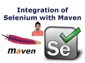 Integration of Selenium with Maven Selenium Batch Testing Selenium Project G C Reddy