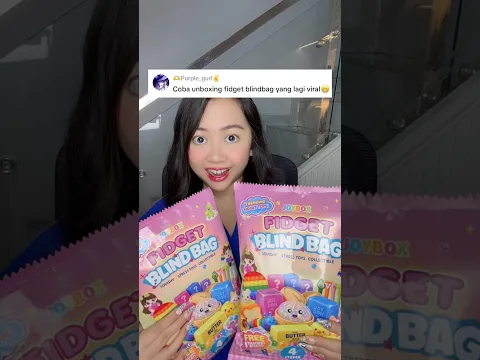 UNBOXING FIDGET BLINDBAG VIRAL DAPET SUPER RARE!!!! 🤩🤩🤩 | Klara Tania #shorts
