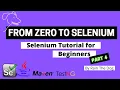 Selenium Tutorial for Beginners part 4 Waits Extent Reports From Zero to Selenium