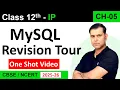 One Shot CH 05 MySQL Revision Tour Class 12 IP 065