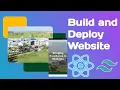 Build And Deploy A Complete Fully Responsive Website Using React JS Tailwind CSS For Beginners