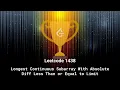 Leetcode 1438 Longest Continuous Subarray With Absolute Diff Less Than or Equal to Limit