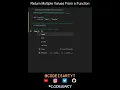 Return Multiple Values From a Function in Python Python Examples Python Coding Tutorial