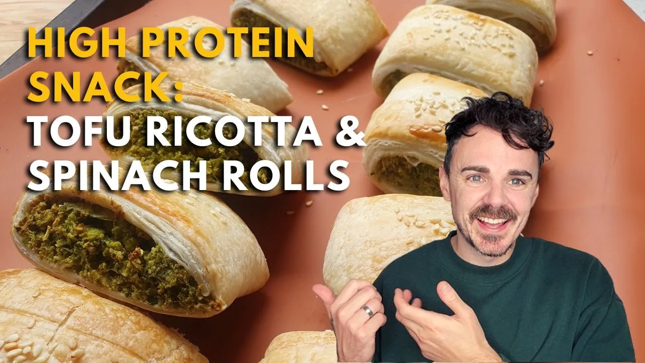 Delicious Tofu Ricotta & Spinach Rolls: A Vegan Twist on Classic Italian Flavors!