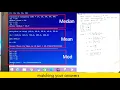 Python program to solve statistics maths concept frequency in find mean median mod