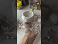 Tried sculpting with Air dry clay making mini cup