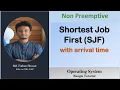 Shortest Job First SJF with arrival time Non Preemptive operating system Bangla Tutorial