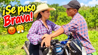 ¡Kathy se Enojó! 😱 No Quiere Aprender a Manejar Moto