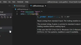 Curso de Python Capitulo 13 Funciones externas en Python