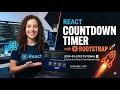 React Countdown Timer with Bootstrap Dynamic Event Countdown App Step-by-Step Tutorial