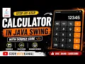 Modern Calculator App in Java Swing Full Source Code