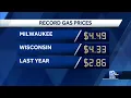 Wisconsin sees record gas prices before holiday weekend