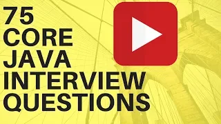 Java FRESHERS 75 Core Java Interview Questions And Answer Java Interview