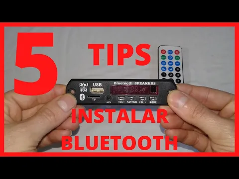 Download MP3 5 TIPS de como INSTALAR un MODULO 📢​ mp3 BLUETOOTH a un AMPLIFICADOR