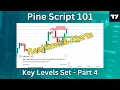 Pine Script 101 - Key Levels Set Part 4