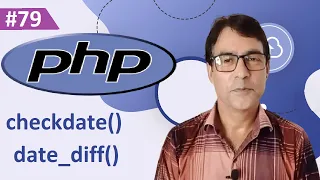 PHP checkdate date - diff Function PHP tutorial for beginners lesson