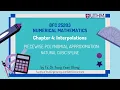 Numerical Method Chapter 4 Interpolation - Part 3