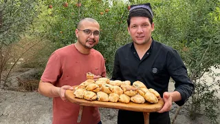 TANDIR SOMSA TAYYORLASH/ ТАНДИРНЫЙ САМСА С БАРАНИНОЙ #сомса #тандир 
