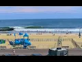 Surfing NJ Hurricane Franklin Big Waves in Belmar