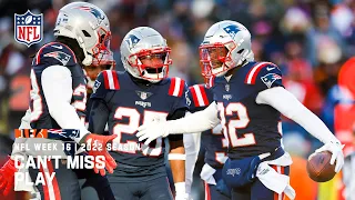 Pick 6 by Patriots Marcus Jones