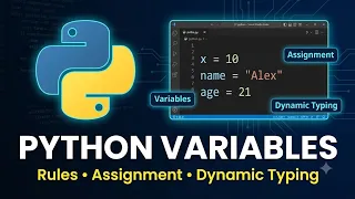 Python Variables Explained Variable Rules Assignment Dynamic Typing