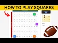 How to Play Football Squares for Beginners