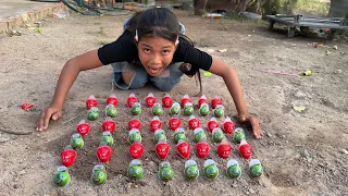 Part 458 Survival Skills SMART Ideas and USEFUL in Forest With Single Mom  Jungle Life