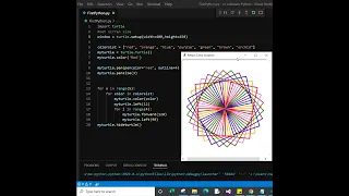 Python Turtle Square Spirograph