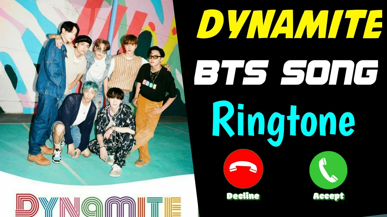 Dynamite BTS Song Ringtone| BTS Songs Best Ringtone| Download Dynamite Ringtone