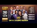 Lagu COZA 12DG 2026 Day 10 Evening Session With Reverend Biodun Fatoyinbo | Sunday, 11th January 2026