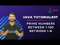 Prime Number Between 1 to 100 in Java - In Hindi