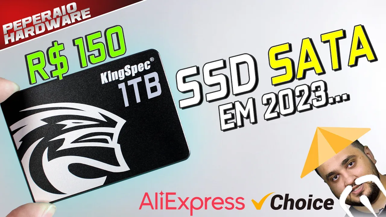 SSD 1TB = R$ 150!! MAS VALE A PENA? Review Kingspec 1TB do ALIEXPRESS! Promo Choice / Saldão Inverno