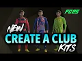 THE BEST NEW CREATE A CLUB KITS FC25