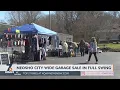 The city of Neosho hosts it s city wide garage sale