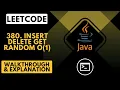 LeetCode 380 Insert Delete Get Random O 1 Java