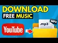 Lagu How to Download Music from YOUTUBE in 2026 | No Programs and Legal Method