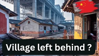 被大型基建项目包围的中国村庄令人震惊