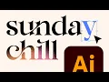 Typographic logo design Adobe Illustrator tutorial