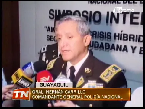 Policía Nacional organizó conferencia para analizar amenazas al orden público