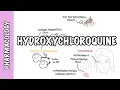 Hydroxychloroquine DMARD - Pharmacology mechanism of action indication side effects