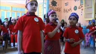 فقرة متن الجزرية من أداء أطفال حضانة الفاروق الخاصة للغات ببورسعيد 