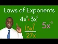 Laws of Exponents Learn How to Simplify