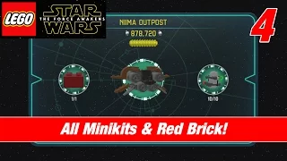 Lego Star Wars: the Force Awakens - All Minikits & Red Bricks (The Finale). 