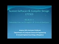 SJEC Lectures System Software Compiler Design Compiler Lexical Analysis