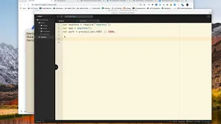 Serving a basic index html page form a Node server