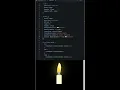 Candle Animation using pure HTML CSS CSS Tricks Coding